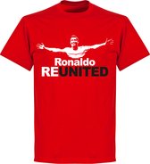 T-shirt Ronaldo Re United - Rouge - XXXL