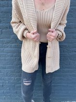 Mana'Olana - Vest - Nellie Cardigan - One Size - Ecru kleur