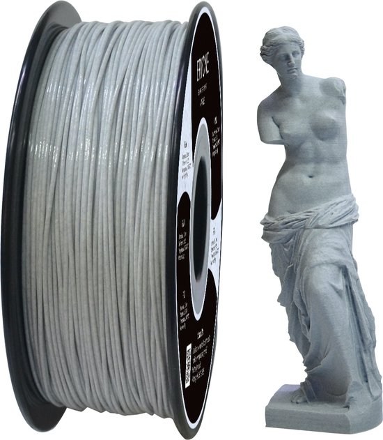 Eryone - Marmer - PLA Filament - 1Kg 1,75mm - Voor 3D-printer en 3D-pen - Marble