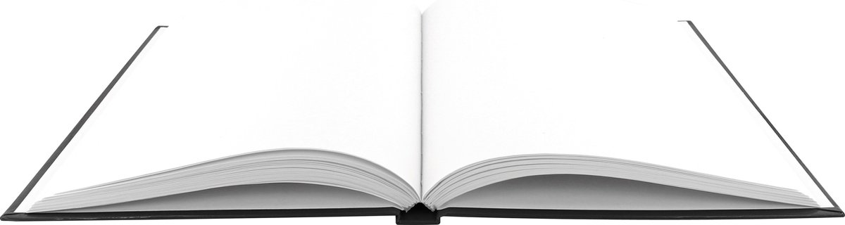 Kangaro - Dummyboek - A5 - zwart - 160 blanco pagina's - 100 grams - schetsboek — afbeelding 2