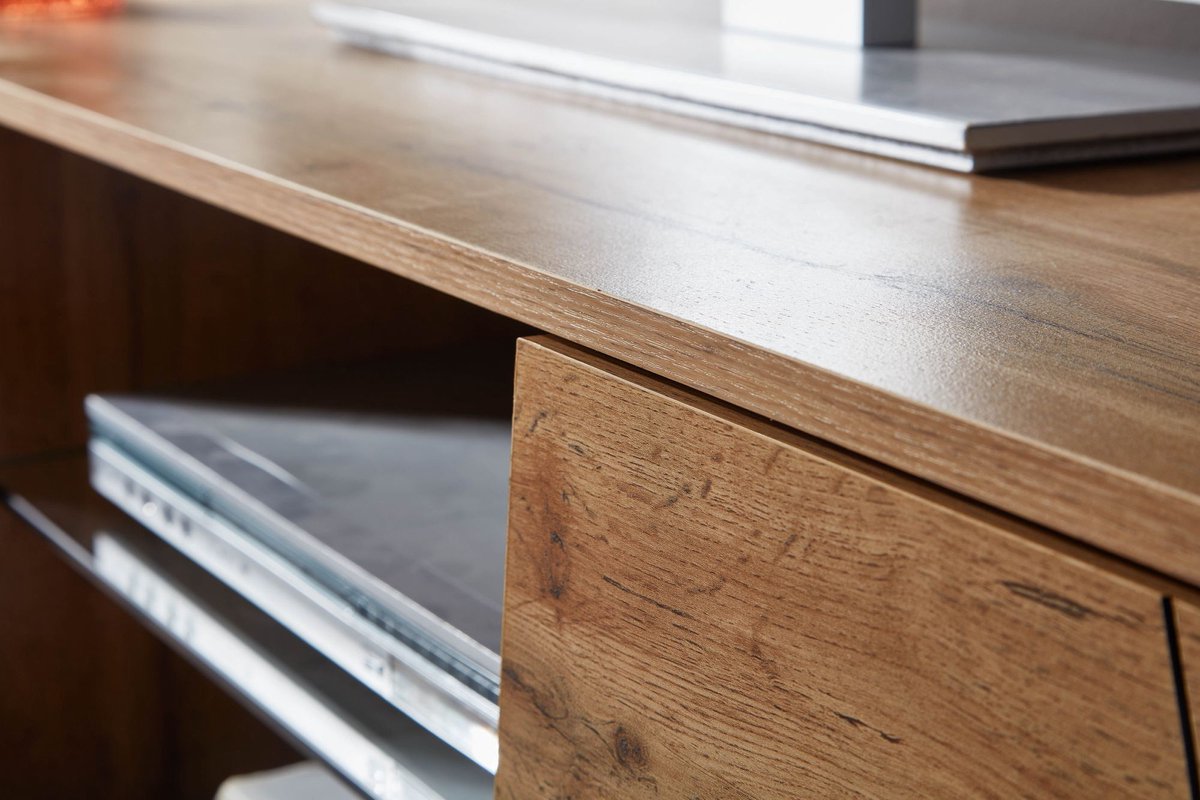 Nordic Home Leif eiken tv-meubel - 160 cm - naturel | Designstoel4u