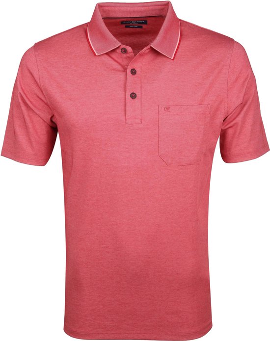 Casa Moda - Polo Rood - Regular-fit - Heren Poloshirt Maat M