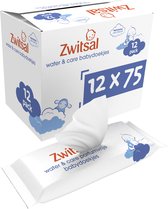 Bol.com Zwitsal Water & Care Billendoekjes Parfumvrij - 900 doekjes - Voordeelverpakking aanbieding
