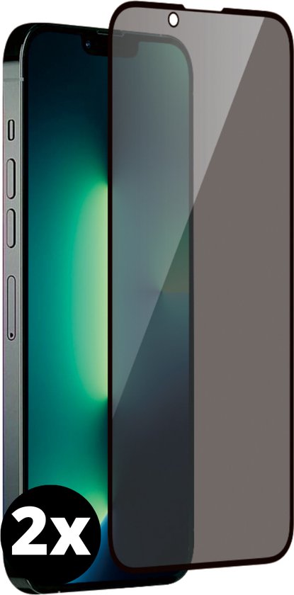 Fooniq Privacy Screenprotector 2x - Premium Kwaliteit - Geschikt Voor Apple iPhone 12 Pro Max