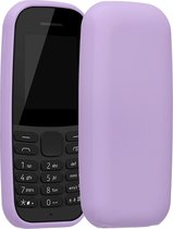 kwmobile telefoonhoesje voor Nokia 105 (2019) - Hoesje voor smartphone - Back cover in lavendel