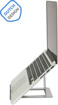 OviStand L - Lichtgewicht Opvouwbare Apple MacBook laptop Standaard - Verstelbare Ergonomische Notebook Stand - Ergonomisch 117 gram en 2 mm dik - Laptop houder - iPad 12.9 Pro Tablet Standaard - Apple Laptop Steun - Aluminum - Dutch Design