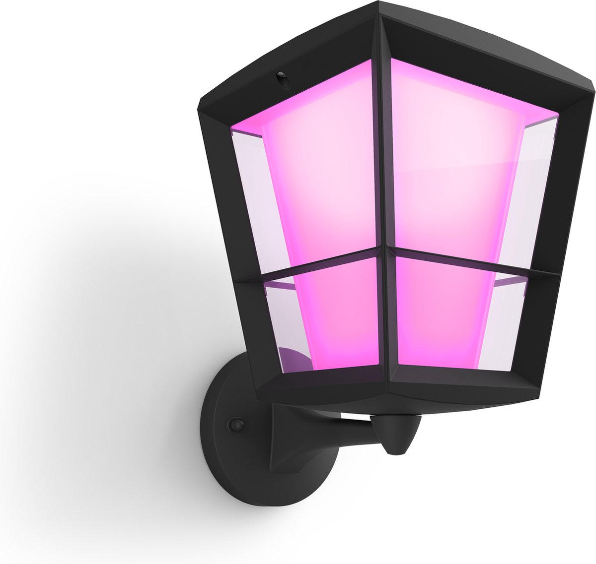 Philips Hue Econic muurlamp - wit en gekleurd licht - zwart - omhoog — afbeelding 2