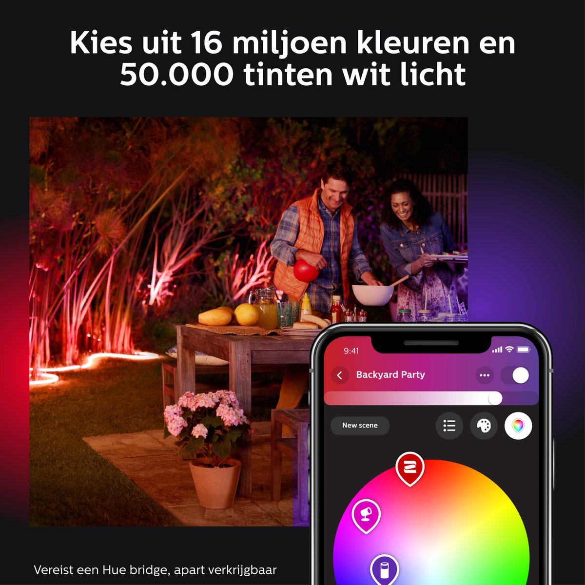 Philips Hue lightstrip outdoor - wit en gekleurd licht - 2m — afbeelding 6