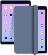 iPad Air 1 2013 / Air 2 2014 hoes - iPad 9.7 inch hoes - Smart Case - Blauwgrijs