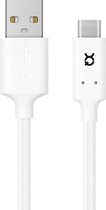 Xqisit 24294 câble USB 1 m USB 3.2 Gen 1 (3.1 Gen 1) USB C USB A Blanc
