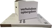 Verhuisdozen 35 stuks - 57 liter - Autolock verhuisdoos - Zelfsluitend - Geen tape nodig - Dubbele bodem - Wit - 40kg draagvermogen