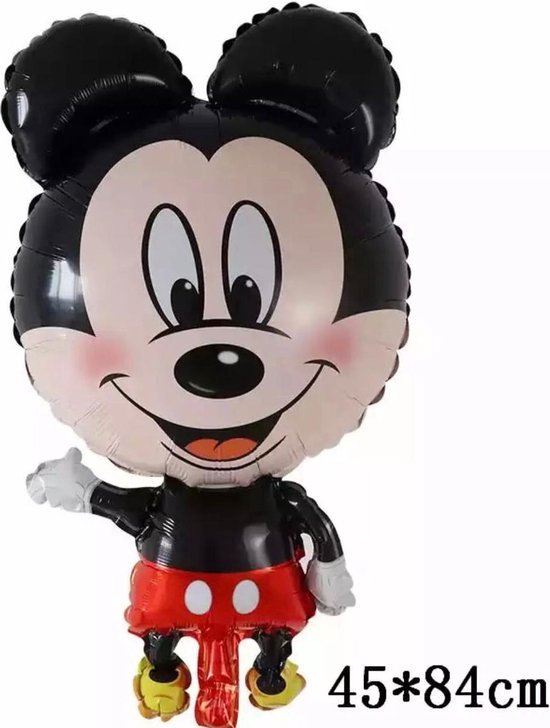 Disney 84 Cm Mickey Mouse Ballon Cartoon Birthday Party Folie Ballon Kinderen Birthday Party Decoraties Kids Gift