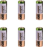 GP Batterij 23A - Alkaline - 12 Volt - A23 / V23GA / MN21 - Autosleutels / Deurbellen / Afstandsbedieningen / 6 STUK(S)