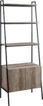 Nancy's Cujux Boekenkast - Kasten - Opbergkast - MDF, Laminaat, Metaal - 182,88 cm x 71,12 cm x 45,72 cm