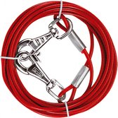 aanleglijn PA 5987 450 cm RVS rood