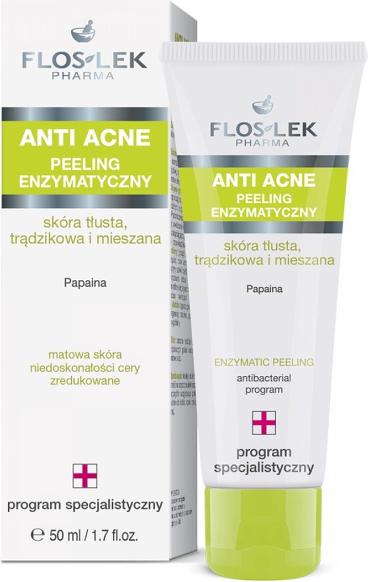 Anti Acne enzymatische peeling voor vette acne en gecombineerde huid 50ml