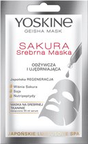 Yoskine Geisha Mask Sakura zilverweefsel voedend en verstevigend masker, 20ml