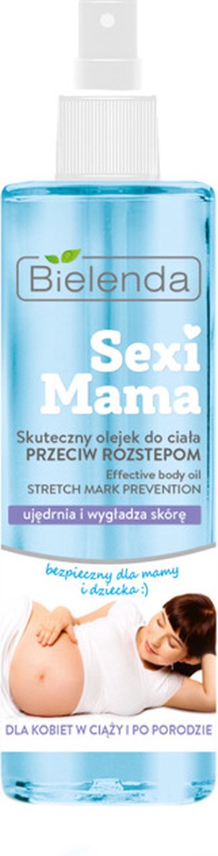 Bielenda - Sexi Mama skuteczny olejek do ciała przeciw rozstępom dla kobiet w ciąży i po porodzie 200ml