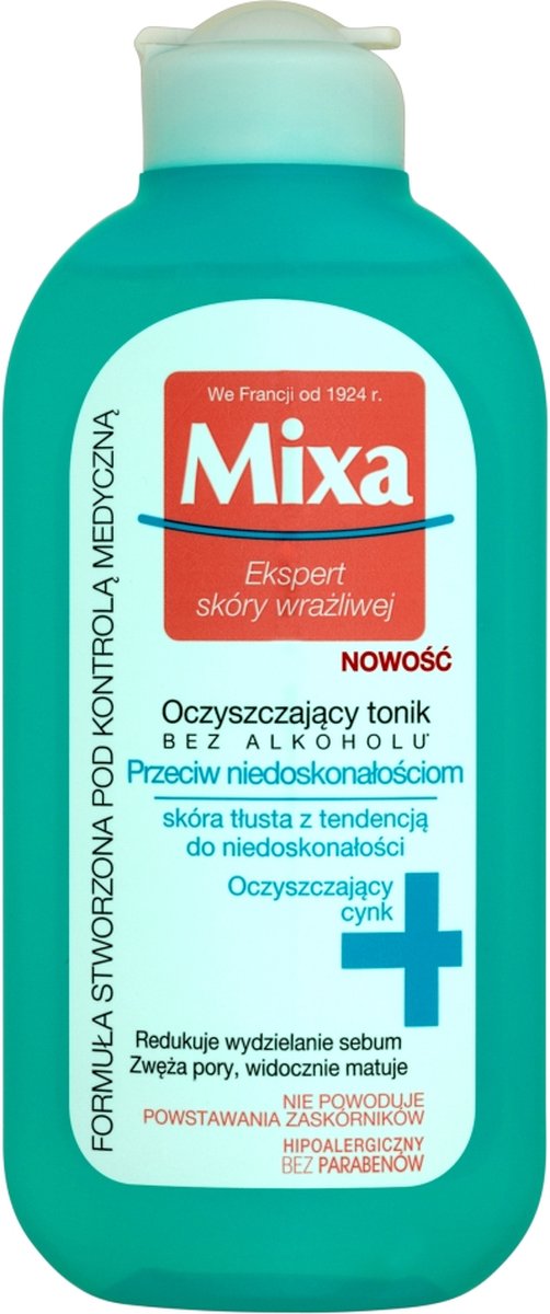 Mixa - Expert Scores Sensitive Cleansing Tonic Against Imperfections To Score Oily 200Ml
