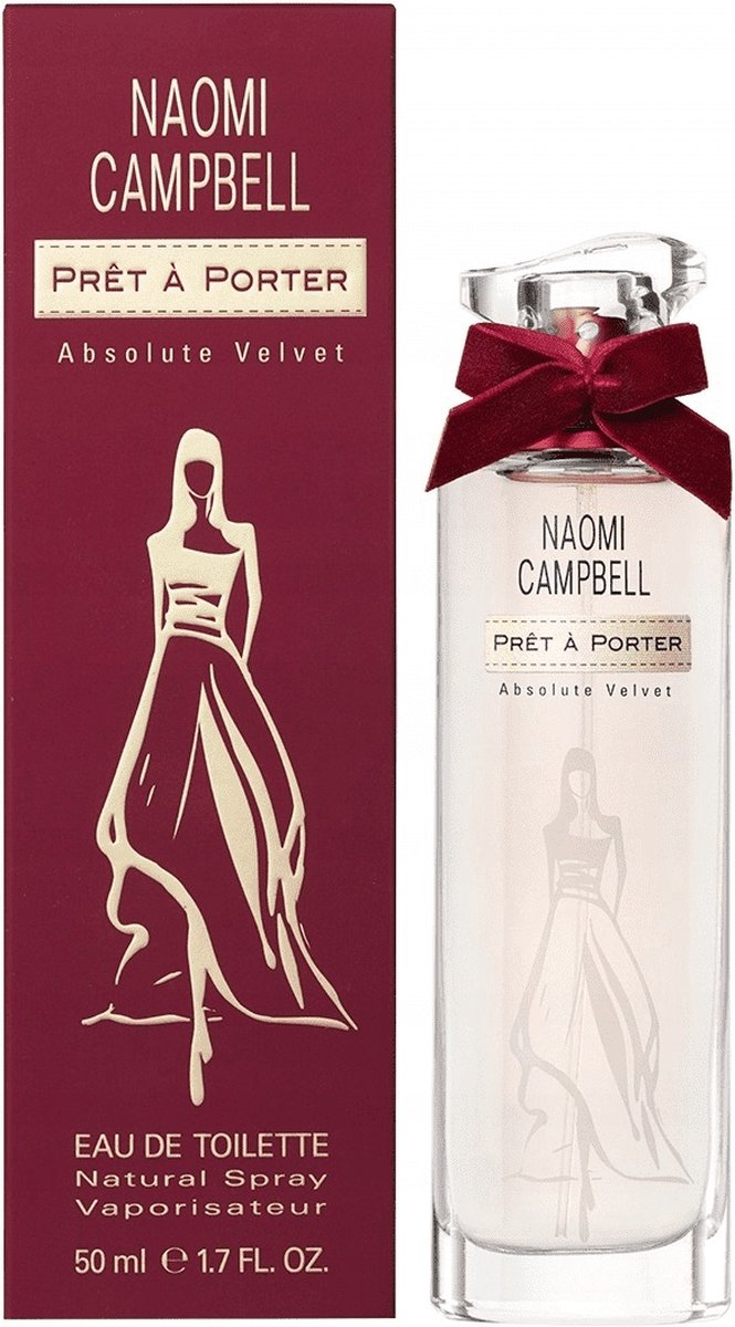 Naomi Campbell Prêt À Porter Absolute Velvet - 50 ml - eau de toilette spray - damesparfum