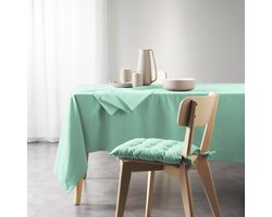 Tafellaken - Tafelkleed - Mistral katoen gerecycled 140x240cm - Kleur Mint