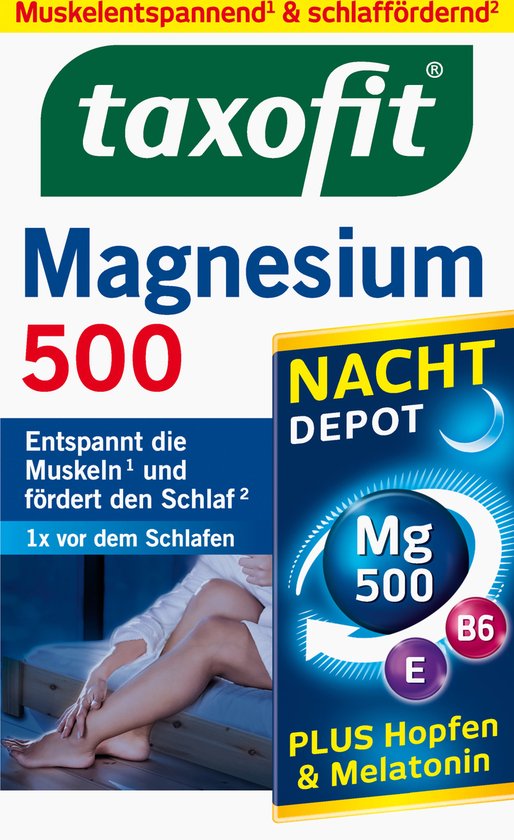 taxofit Magnesium Nacht (30 tabletten), 48,7 g | bol.com