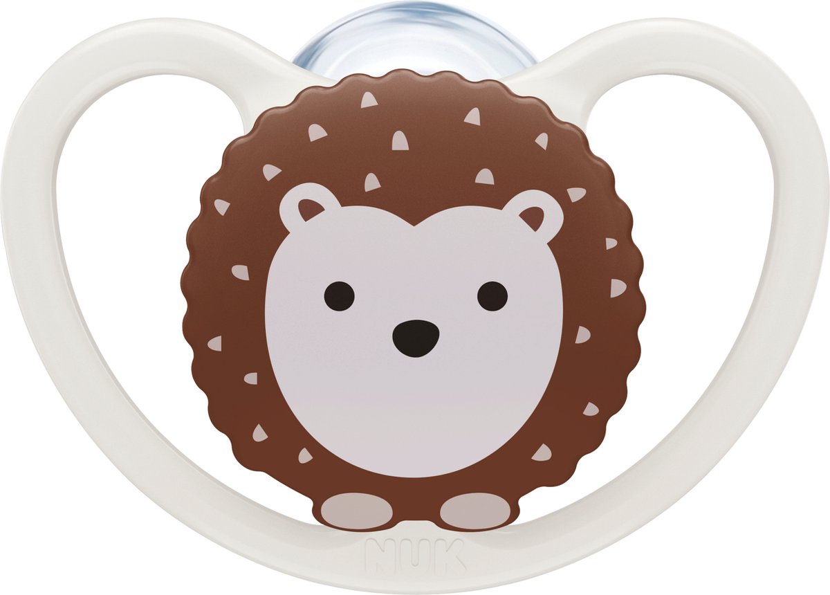 Goedkoopste Nuk Fopspeen Space siliconen maat 1, roze/wit, 0-6 maanden, 2 stuks