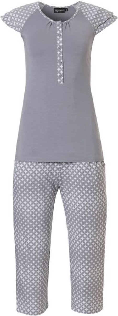 Pastunette Grijze zomer pyjama Pastunette - Grijs - Maat - 38