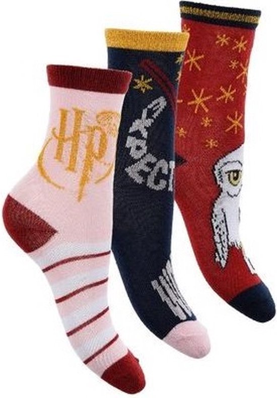 Harry Potter - chaussettes Harry Potter 3 paires - filles - taille 23/26