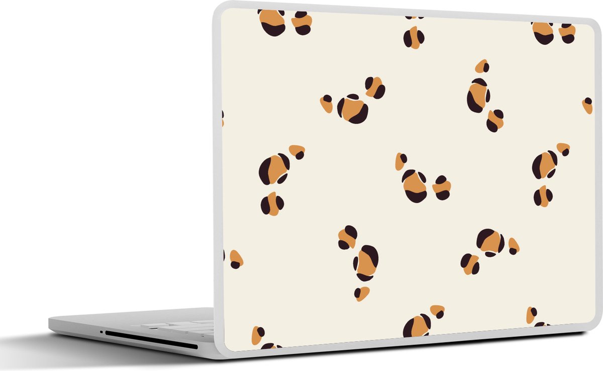 Laptop sticker - 14 inch - Panter - Pastel - Dieren - Patronen - 32x5x23x5cm - Laptopstickers - Laptop skin - Cover
