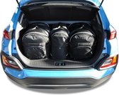 HYUNDAI KONA 2017+ inclusief EV 3-delig Reistassen op Maat Auto Interieur Kofferbak Organizer Accessoires