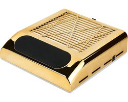 Nail Dust Collector Nagelstofafzuiger -Stofzuiger –Tafelafzuiging- Met filter-80Watt -Gold