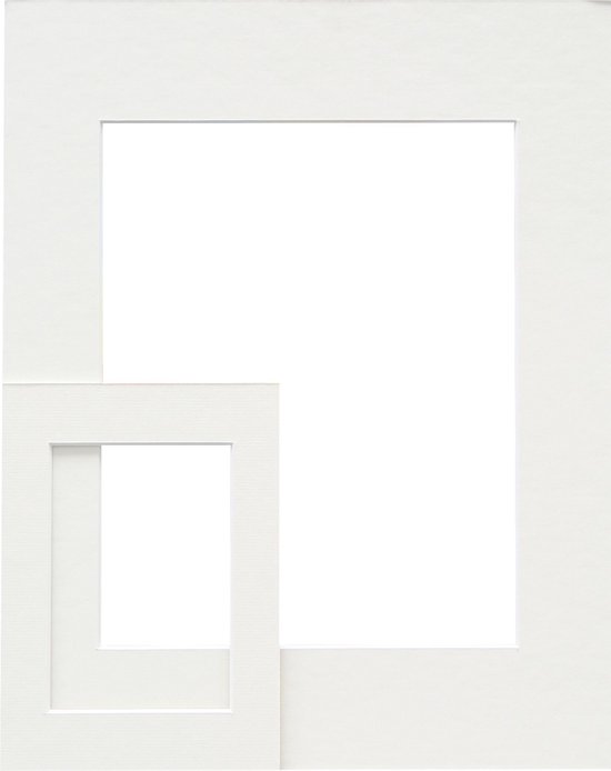 Deknudt Frames passe-partout - blanc - photo 15x23 - format extérieur 20x30