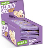 Rocky Rice Coconut - Multipack - Verantwoord tussendoortje - Glutenvrij - Kokos - 93 kcal per reep - Verantwoord snacken - Witte chocola - 20 stuks