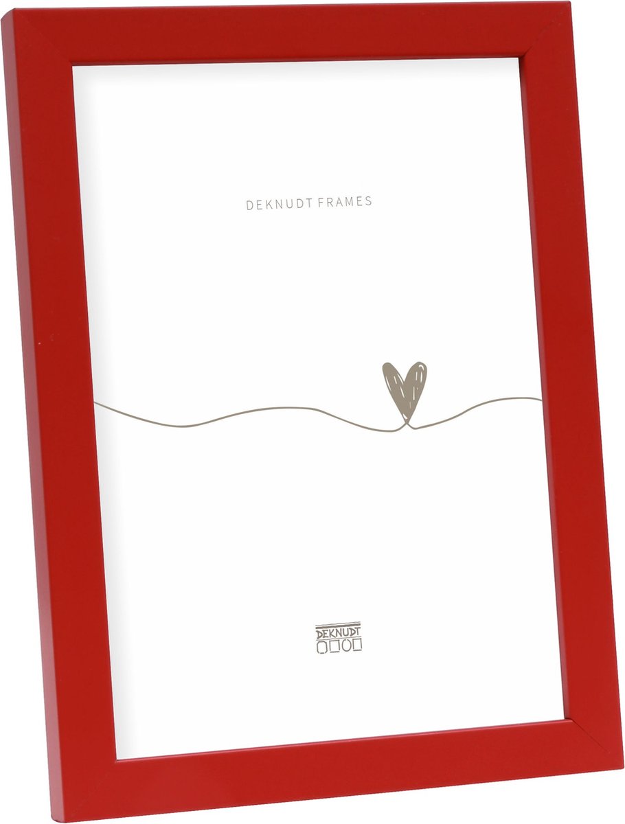 Deknudt Frames fotolijst S43AK4 - rood - voor foto 15x20 cm