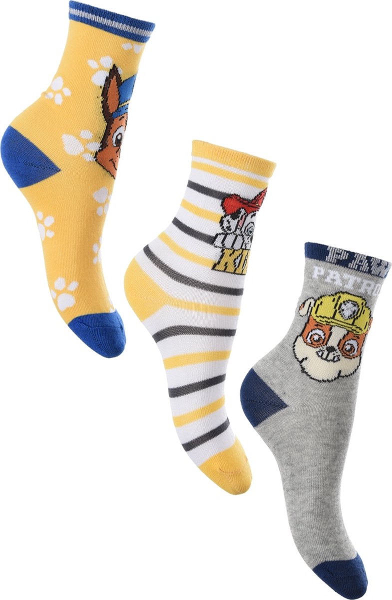 Paw Patrol- sokken Paw Patrol- jongens- 3 paar - maat 27/30