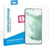 Telefoonglaasje Screenprotector - Geschikt voor Samsung Galaxy S22 - Case Friendly - Gehard Glas - Beschermglas