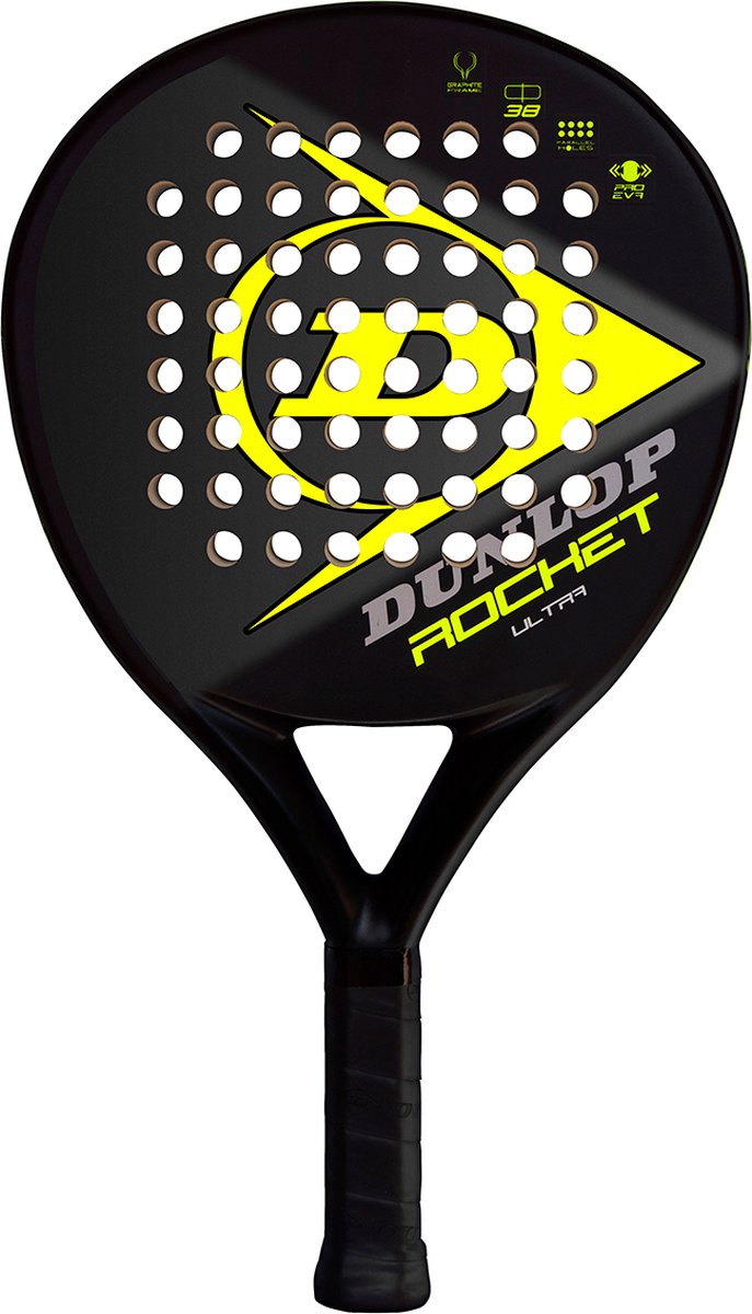 Dunlop - Rocket - padelracket -  fluo yellow - GEEL