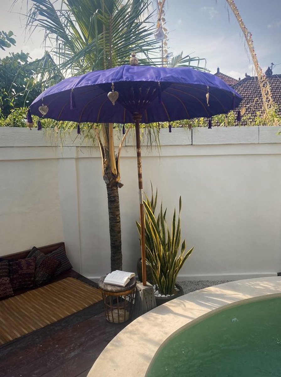 Ombrella Parasols™️ | From Bali with love ♡ | 3 meter breed x 2.5 meter hoog | Grijs | Tuin | Zonwerend en waterdicht