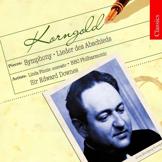 Linda Finnie, BBC Philharmonic Orchestra - Korngold: Lieder des Abschieds | Symphony in F (CD)