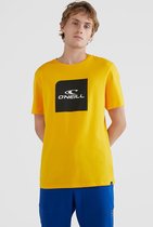 O'Neill T-Shirt Men CUBE T-SHIRT - PO - FW22 Old Gold S - Old Gold 100% Katoen Round Neck