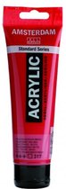 Peinture acrylique - #317 Transparent Red Medium - Amsterdam - 120 ml