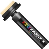 MTN Acrylic Marcador - Verfstift - brede punt van 50 mm - permanent - Zwart