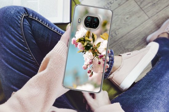 Telefoonhoesje Geschikt voor Xiaomi Mi 10T Lite 5G hoesje - Bloemen - Bloesem - Lente - Siliconen Telefoonhoesje Telefoonhoesje