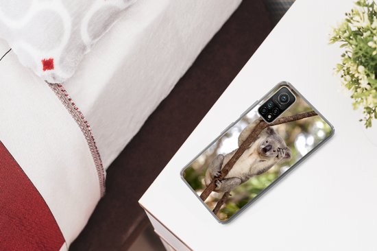 Convient pour coque Xiaomi Mi 10T 5G - Koala - Branches - Animal - Enfants - Garçons - Meiden - Coque de téléphone en Siliconen