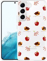 Hoesje Geschikt voor Samsung Galaxy S22+ Apples and Birds