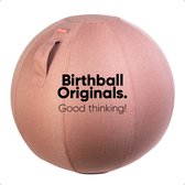 Birth Ball Originals – Zwangerschapsbal – Ergonomische Yoga Bal – Incl. Roze Wasbare Hoes – Incl. Pomp – 65 CM Hoog