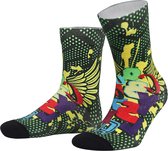 Colorcool Dames Sokken | Tulpar Wings Graffiti Socks | Bamboe  | 36-40 | Normale boord - Naadloos - Geen Padding