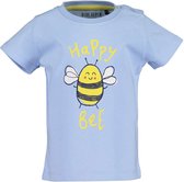 Blue Seven - T-shirt - happy bee -blauw