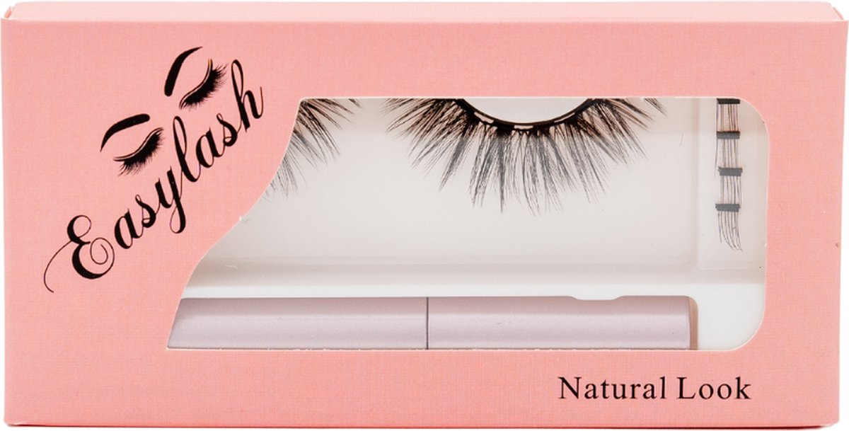 EasyLash Natural Look - Magnetische wimpers met eyeliner – Nepwimpers – Wimperextentions – Wimpers – 1 paar wimpers met eyeliner – Natuurlijke look